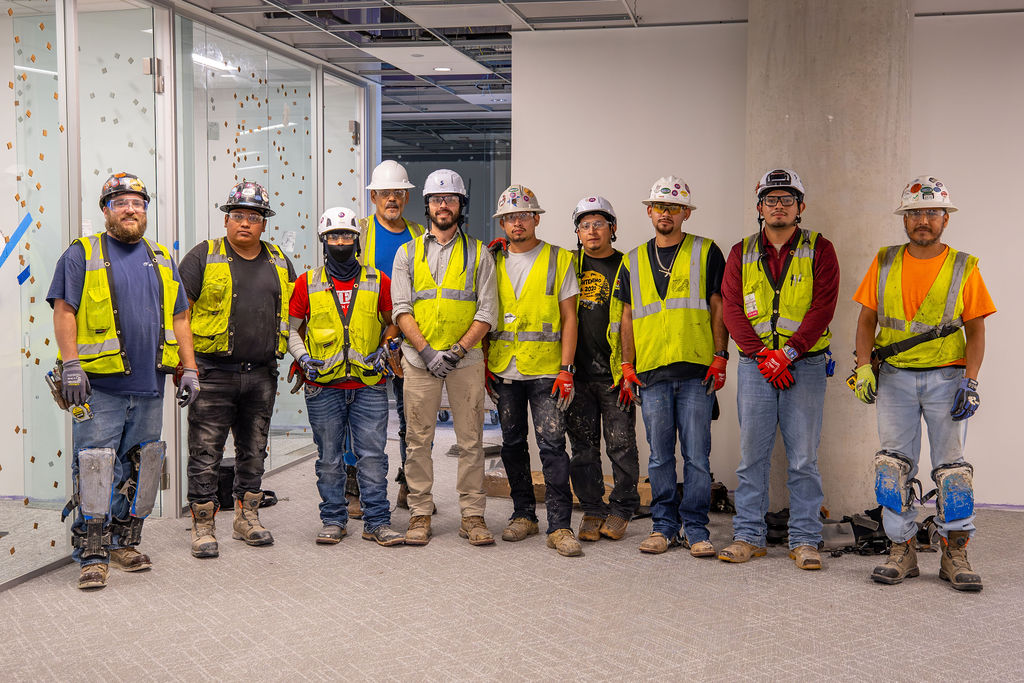 Baylor Construction - Commercial Flooring Installation by Texan Floor Service Houston | Baylor Construction