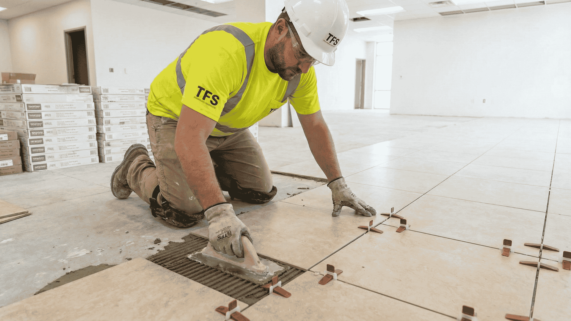 Ceramic Tile Installation - Commercial Flooring Service